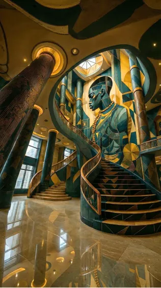 African-inspired luxury interior architecture
