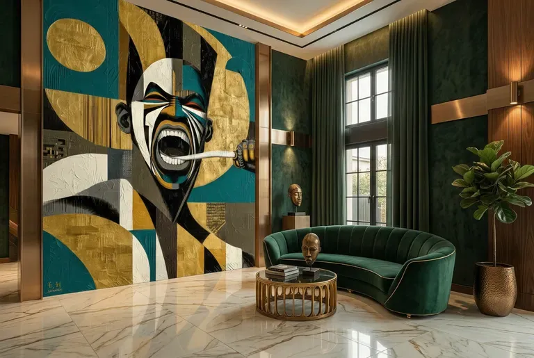 Alhaji — installed in a luxury interior