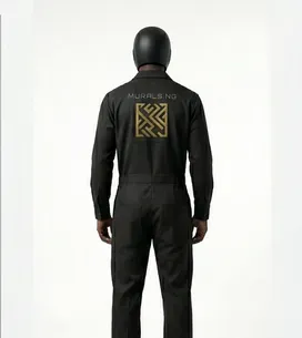 ASE Wet Work Suit — back view with gold insignia