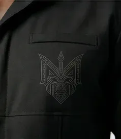 ASE Wet Work Suit — chest insignia embossing detail