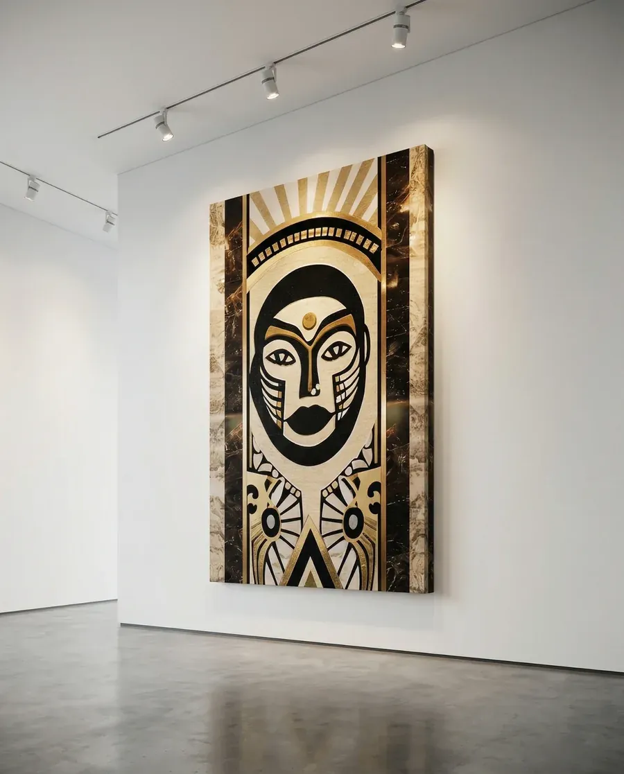 ÌLÀ OKÒ stretched canvas installation