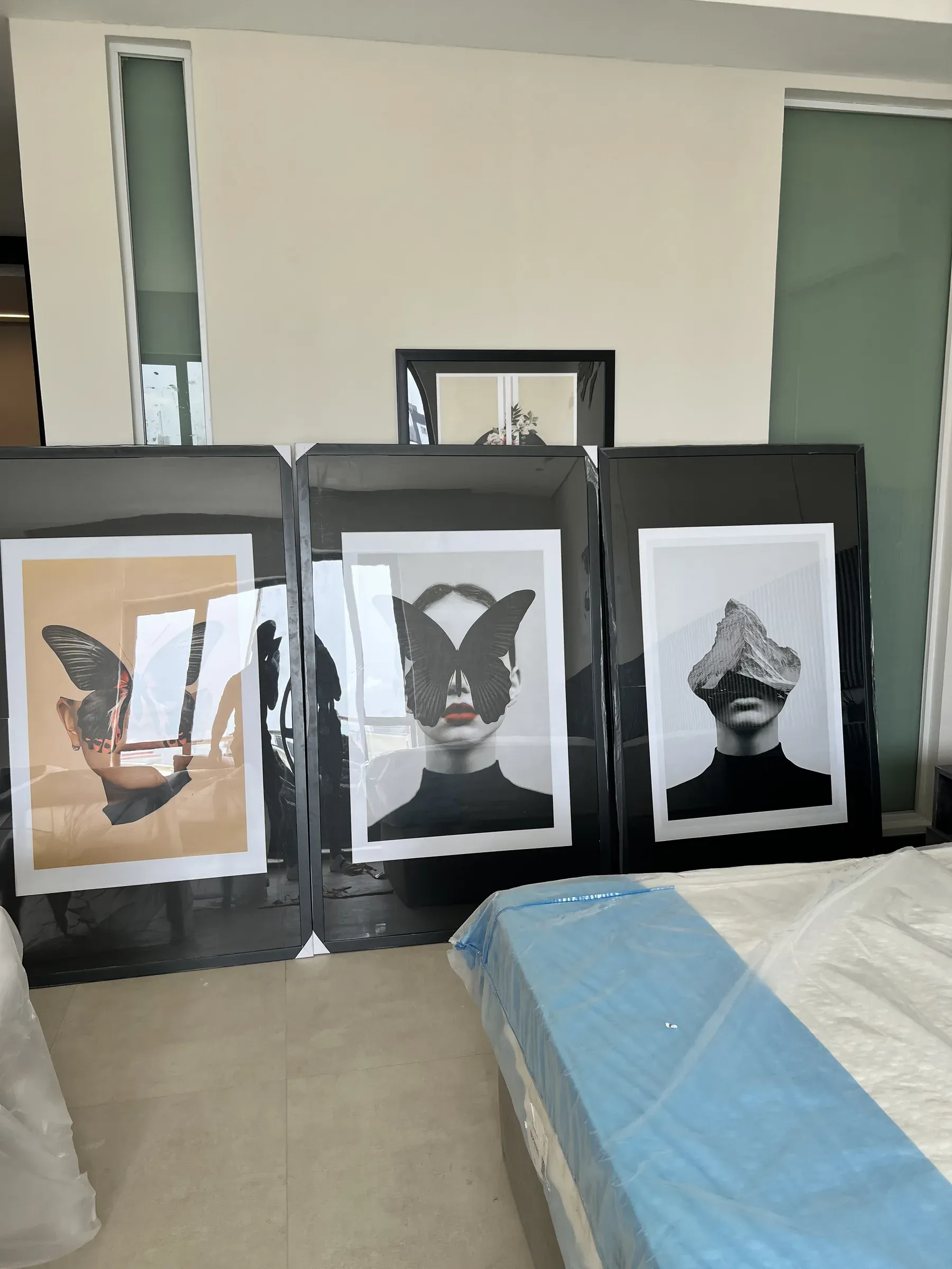 Albergo Hotel installation by Murals.ng — corridor framed works