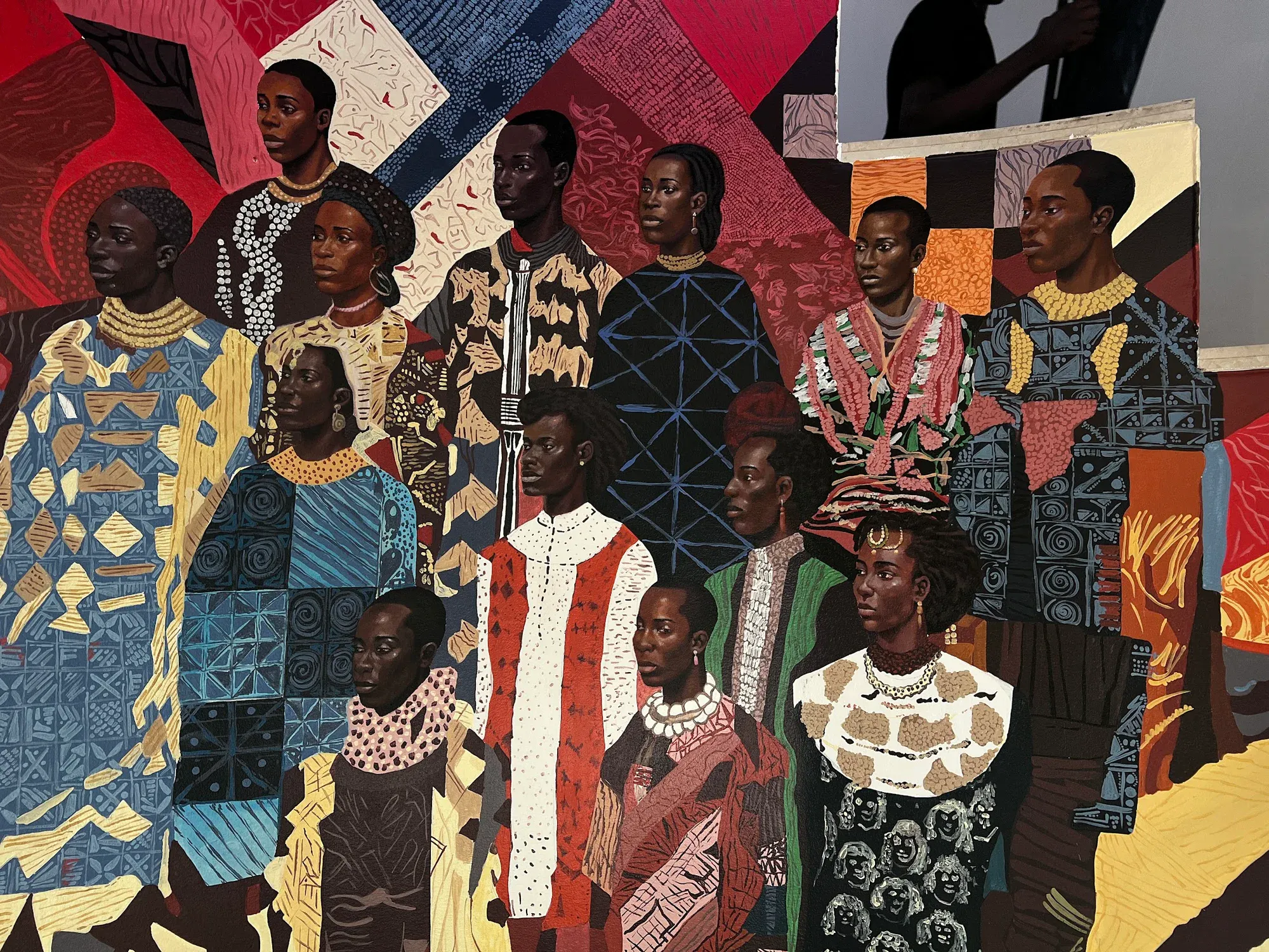 Close view of The Wheatbaker's Ancestral Poise artwork