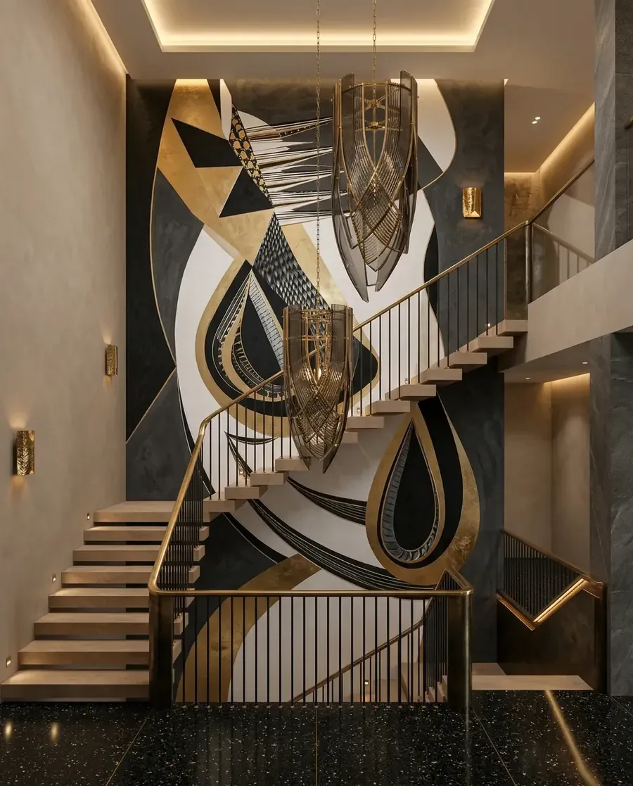 The Spear direct on wall installation